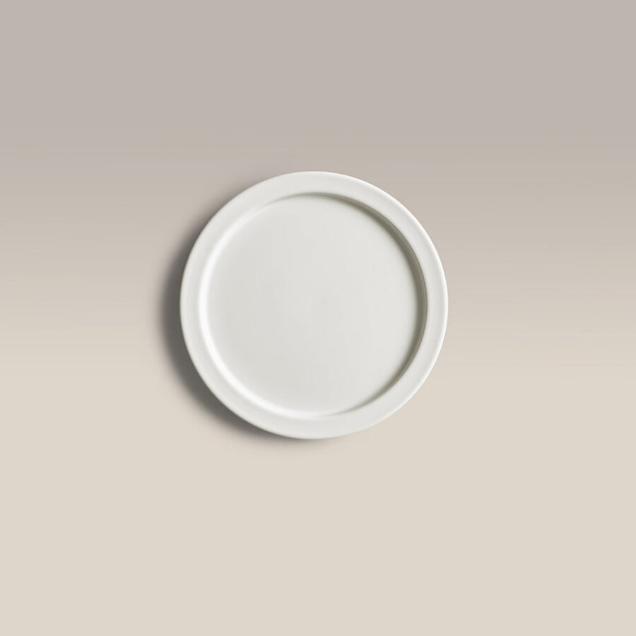 Round Ceramic Trivet - Minimal Heat Safe Serving Rest for Hot Pots Pans and Serving Dishes